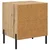 Vidaxl Nočna omarica s predalom 2 pcs artisan hrast 40 x 35 x 47.5 cm