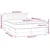 Vidaxl Box spring postelja z vzmetnico temno siva 140x200 cm blago