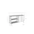 Hanah Home komoda Seza 120, 120 cm, antracit / zlatna