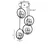 Opviq Luster Ring, 70cm, 30 cm