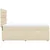 vidaXL vidaXL Box spring postelja z vzmetnico krem 80x200 cm blago, (21291433)