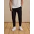 DAN FOX APPAREL Hlače z naborki Toni, črna