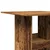Vidaxl Barska miza s policami starinski les 60x60x102 cm inž. les