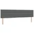 vidaXL Postelja boxspring z vzmetnico Temno siva 200 x 200 cm Blago