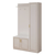 Hanah Home Ormar za hodnik Rb-092, 120x200x35 cm, Beli