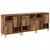 Komode 3 pcs Staro drvo 60 x 35 x 70 cm Konstruirano drvo