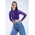 Trend Alacati Stili Ženska bluza Alc-X15127, Ljubičasta