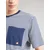 ELLESSE Majica HIRST mornarska/bela