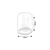Rabalux Plafonjera Kobald, GU10 25W, D8cm, Bela