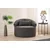 Atelier del Sofa Fotelja Pitta, 100x70x80cm, Antracit