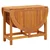 Vidaxl Vrtna miza 130x90x72 cm trden akacijev les