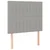 Vidaxl Box spring postelja z vzmetnico svetlo siva 90x200 cm blago
