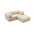 Atelier del Sofa Ugaona garnitura Comfort Mini, 190x95x75 cm, Krem