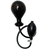 Rimba Inflatable Butt Plug Small with Massive Core Black