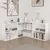 Hanah Home polica za knjige Adel Corner Set 1, 120×120 cm, bela