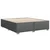 vidaXL vidaXL Box spring postelja z vzmetnico temno siva 180x200 cm blago, (21305083)