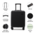 CabinFly Bellanca 55x40x20 Ryanair Suitcase Black 55x40x20cm