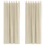 Zavjese za zamračivanje 2 pcs Krema 140 x 260 cm Baršun