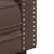 Vidaxl Kavč dvosed Chesterfield rjava umetno usnje