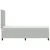 Vidaxl LED Box Spring Postelja Svetlo siva 80 x 200 cm blago
