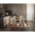 Hanah Home Trpezarijski set Touch (4S), Hrast-bež