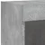 TV ormarići s LED svjetlima 2 kom boja betona 100x30x30 cm