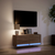 Zidni TV ormarić LED smeđa boja hrasta 100x31x38 cm