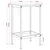 Barska stolica Crni hrast 40 x 32 x 74 cm Konstruirano drvo