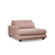 Atelier del Sofa Ugaona garnitura River 105x90x150cm Roze