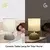 Aigostar - Stona lampa 1xE14/40W/230V siva/bela