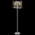 Globo 64138SS - Podna lampa QUEENA 5xE14/40W/230V srebrna