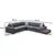 Atelier del Sofa Ugaona garnitura Loop 5 95x85x282cm Antracit