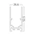 Braytron Nadgradna magnetna šina BRY-M02-SR01-2M-48VDC-CRNA