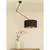 Podesivi LED luster na štapu GORTA 1xE27/60W/230V crna/zlatna