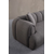 Atelier del Sofa Trosed Puffy 3 Plain, 255x115x77 cm, Antracit