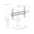 Gembird TV postolje TVS-D75S-01, 37-75, crno