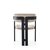 Hanah Home Trpezarijska stolica 58x76x49cm Crno-Bež