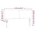 LED uzglavlje crno 144x5x78/88 cm od tkanine