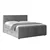 Livetastic BOXSPRING POSTELJA 180 cm  x 200 cm , leseni material svetlo siva