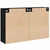 Kabinetski zidni Zidne 2 pcs Umjetnički hrast 69,5 x 34 x 90 cm