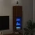 TV ormarić s LED svjetlima boja smeđeg hrasta 30,5x30x102 cm