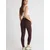Trendyol Brown Soft Brushed Fabric Reflective Print Detailed Full Length Knitted Sports Tights