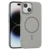 Rigid Silicone MagSafe maska za iPhone 14 – siva