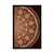 Plakat okrasna Mandala s čipko v bordo barvi - 40x60 no frame