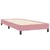 Vidaxl Box Spring postelja brez vzmetnico Pink 100x220 cm Žamet
