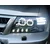 OEM Kristalni farovi Angel / Devil Eyes MITSUBISHI Pajero (2001-2006), Crni