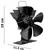 Gockowiak Ventilator za kamin KAMEN na veter