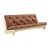Raztegljiv kavč Karup Design Fresh Natural Clear/Clay Brown