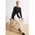 Trendyol Modest Ženska bluza Tctss26Uk00005, Crna