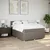 Vidaxl Box spring postelja z vzmetnico taupe 160x200 cm blago
